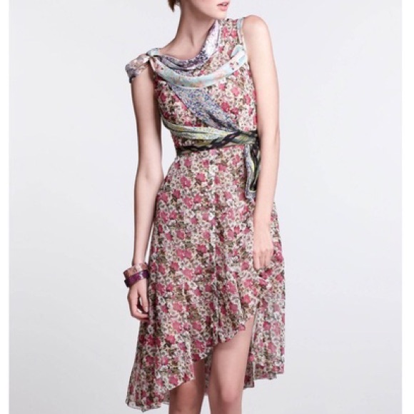 Byron Lars Beguile Wilderflora Dress Anthropologie - Picture 12 of 12